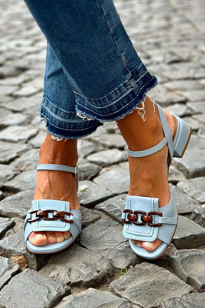 Azzurra™ | Sandálias Elegância Costeira