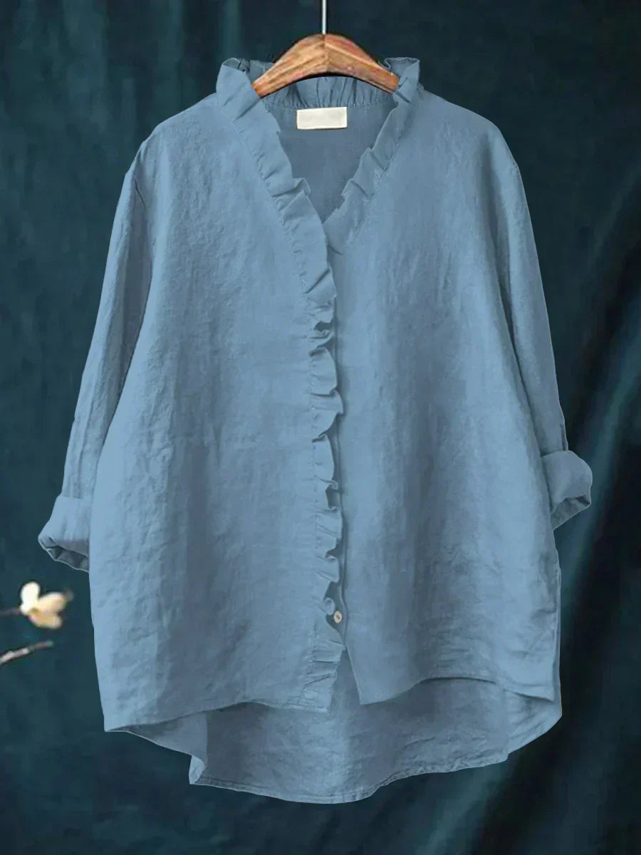 Lily - Blusa Leve com Rendas