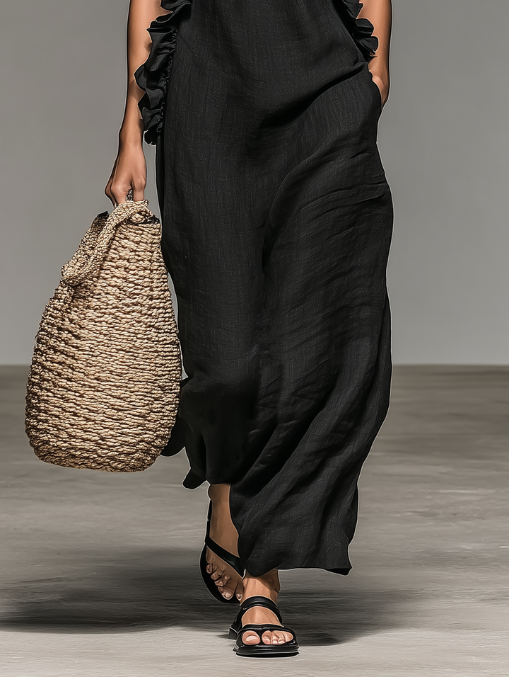 Lua | Vestido Maxi com Bolsos