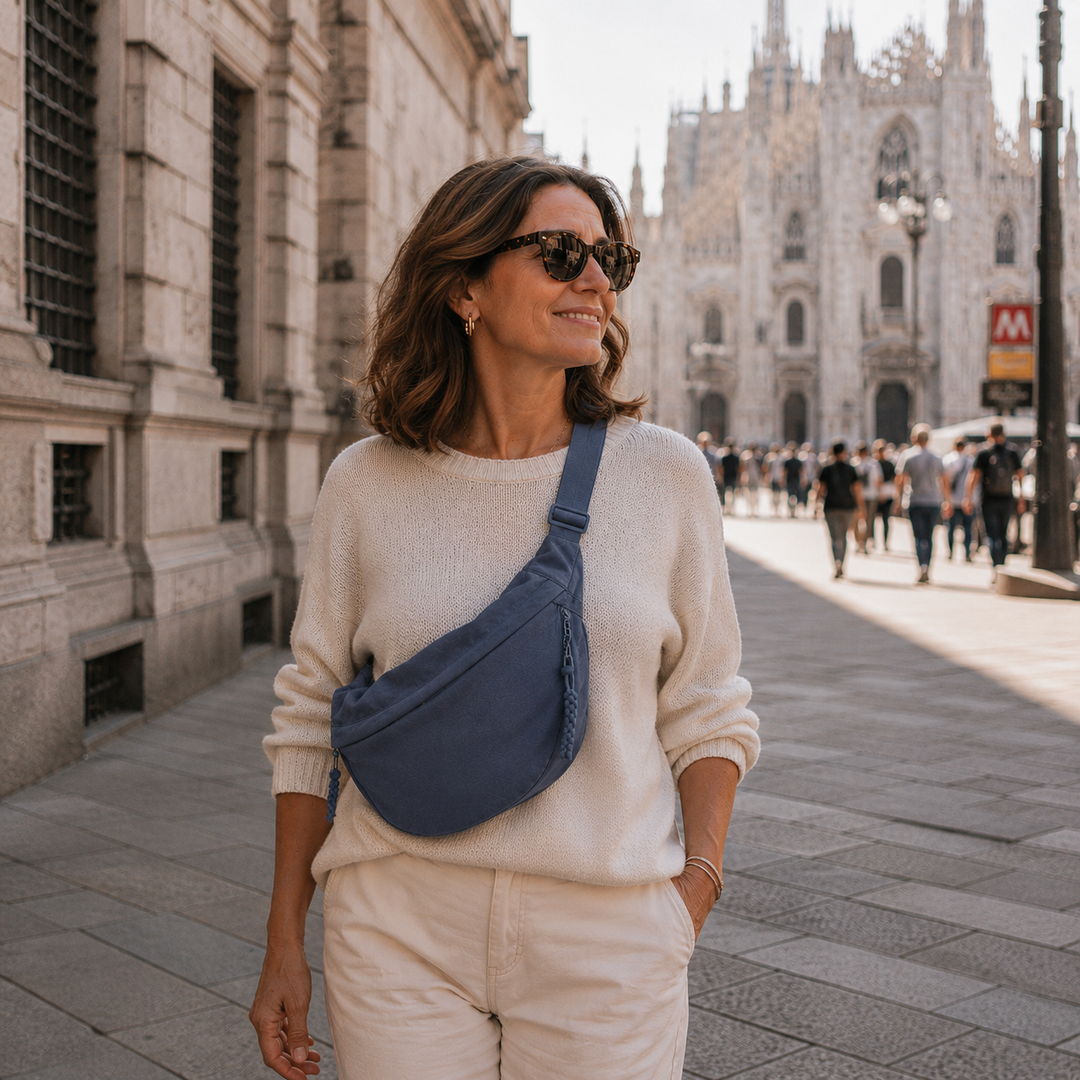 Mara | Bolsa de Ombro Azul