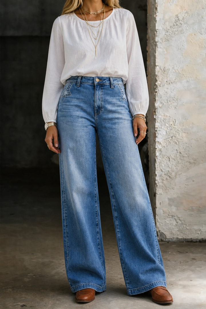 Madie | Jeans Vintage de Cintura Alta