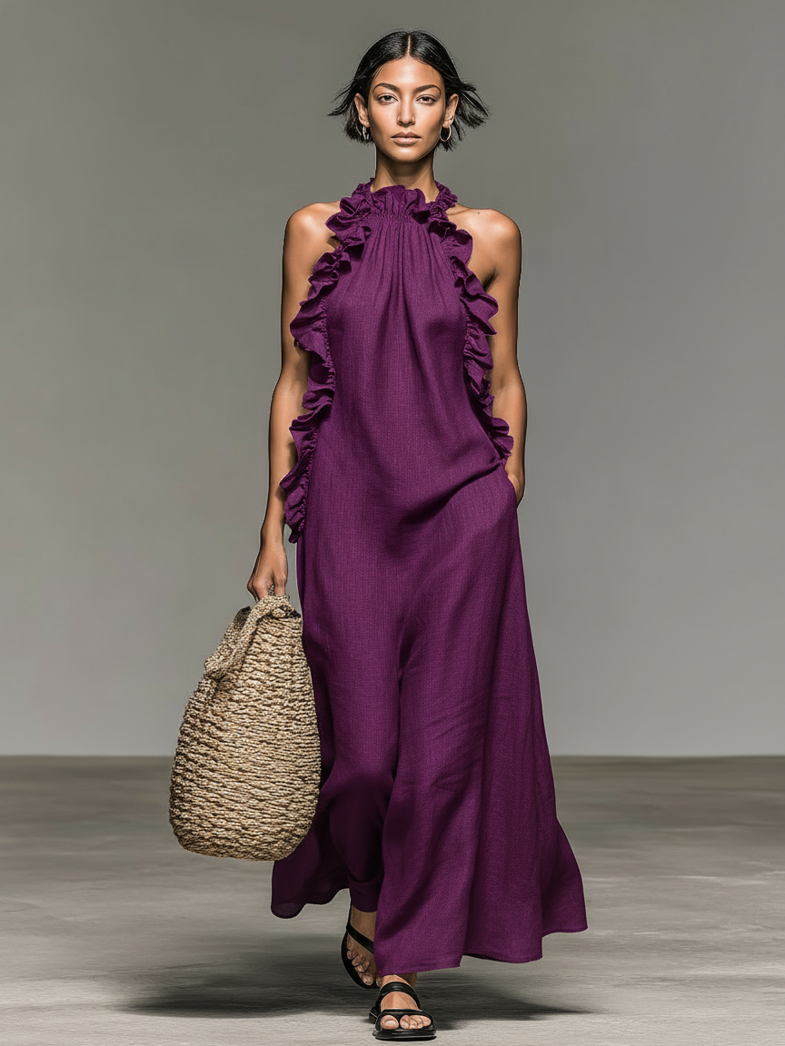 Lua | Vestido Maxi com Bolsos