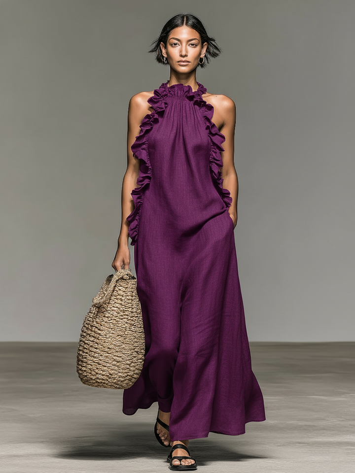 Lua | Vestido Maxi com Bolsos