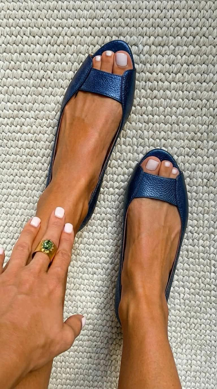 Adelina™ | Sandálias Douradas Comfort Chic
