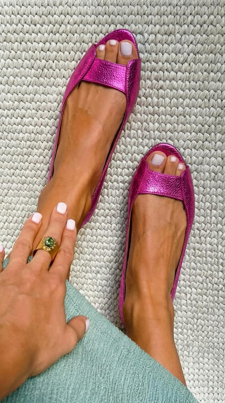 Adelina™ | Sandálias Douradas Comfort Chic