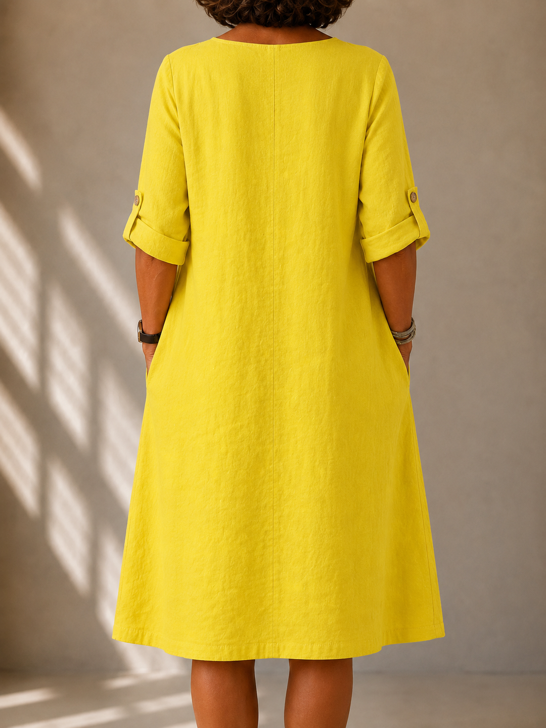 DELACROIX | Vestido Fluido Decote V Sylvie