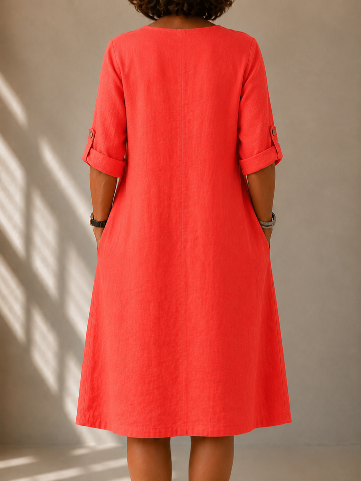 DELACROIX | Vestido Fluido Corte Direito Margot