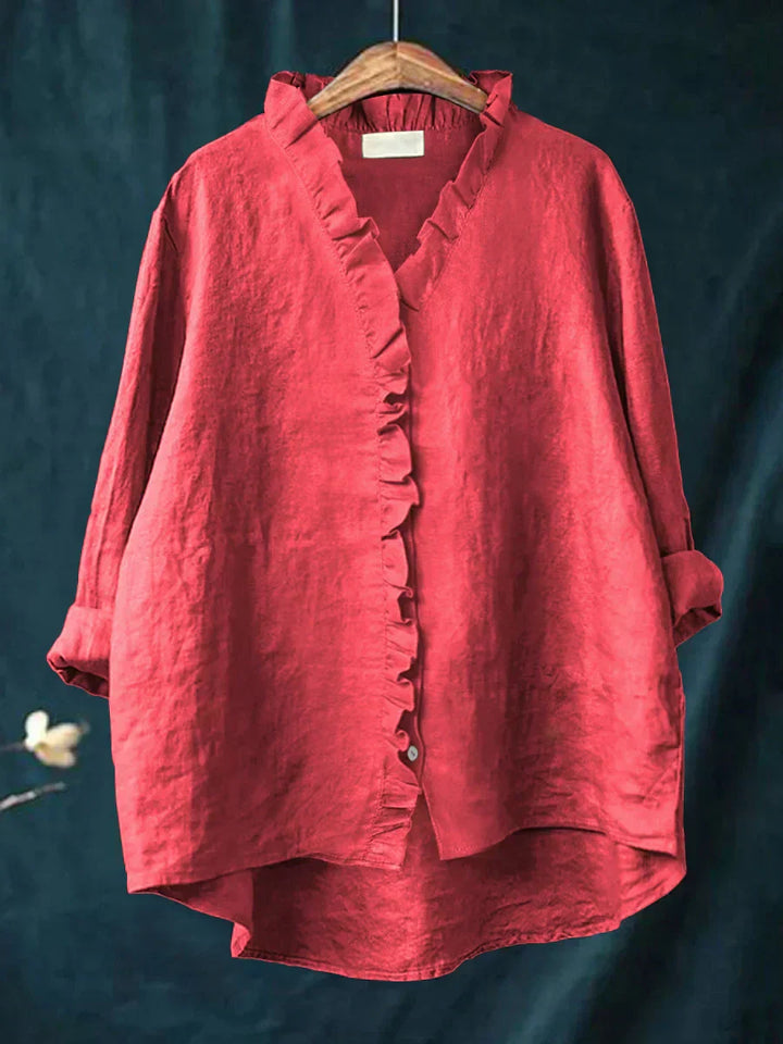 Lily - Blusa Leve com Rendas