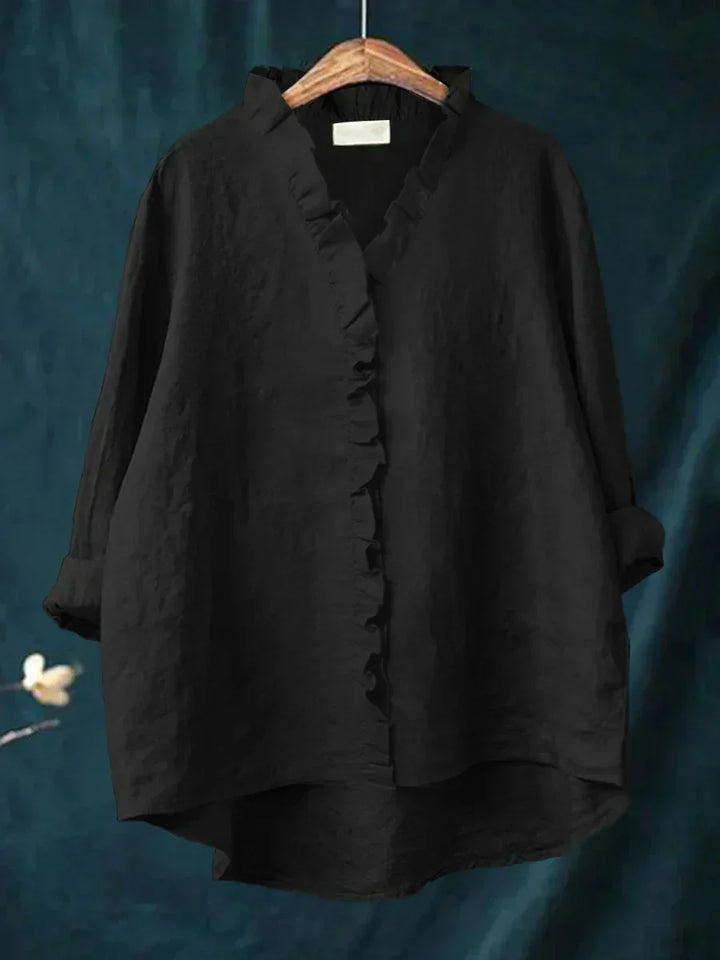 Lily - Blusa Leve com Rendas