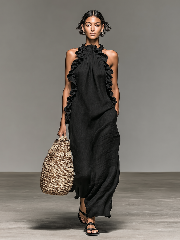 Lua | Vestido Maxi com Bolsos