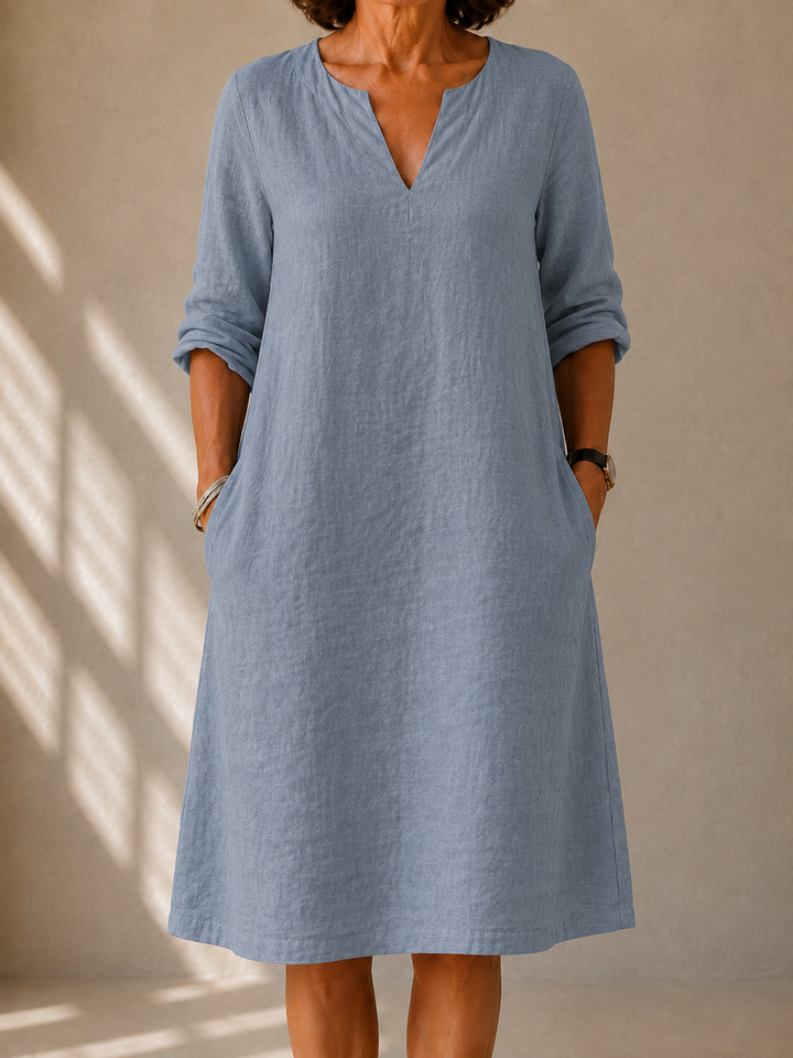 DELACROIX | Vestido Suave com Gola Tunisina Élina