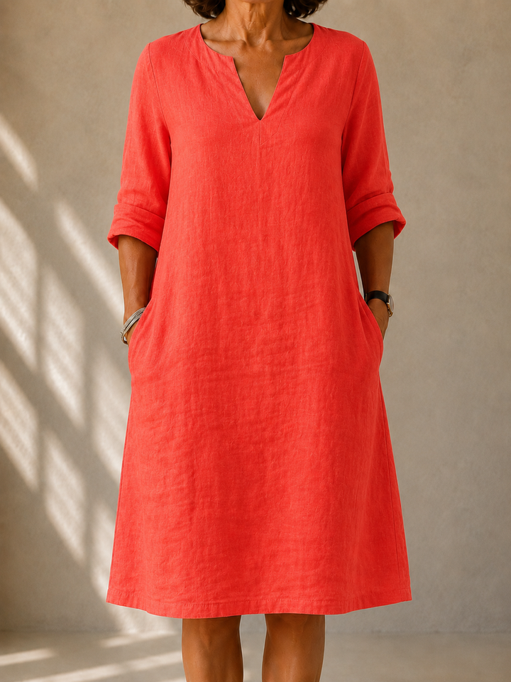 DELACROIX | Vestido Fluido Corte Direito Margot
